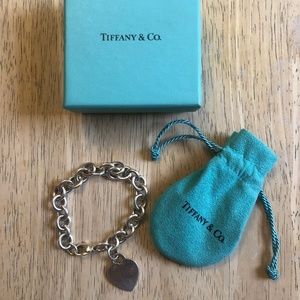 Tiffany & Co. Heart Tag Charm Bracelet